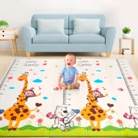 Covoraş pentru joc 4Play Giraffes/Animals () 0+/ Dreptunghiular/ White photo 5