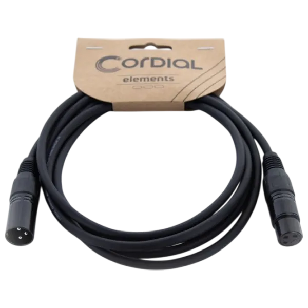 Cablu audio Cordial EM-1-FM PVC / Black photo 1
