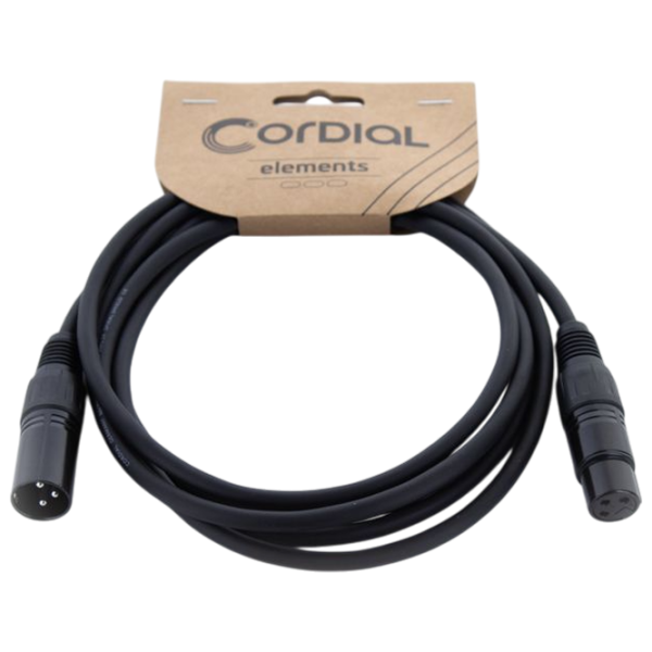 Cablu audio Cordial EM-1-FM PVC / Black photo 1