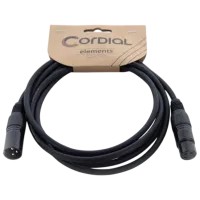 Cablu audio Cordial EM-1-FM PVC / Black