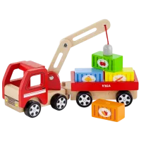 Грузовик VIGA Crane truck 50690  / / Зелёный Красный