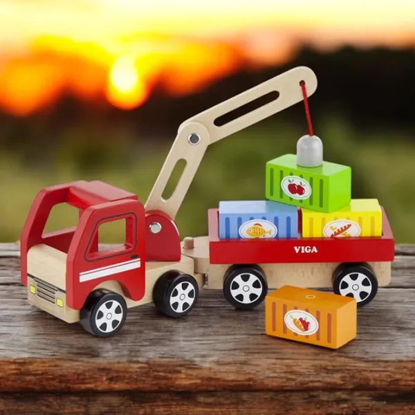 Camion VIGA Crane truck 50690  / / Green Red photo 4