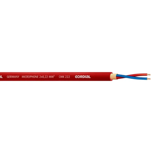 Аудио кабель Cordial CMK 222-RD ПВХ / Красный photo 2