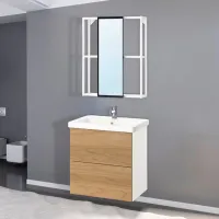 Seturi mobilă de baie Ikea Enhet/Tvallen/Ensen MDF / White photo 3