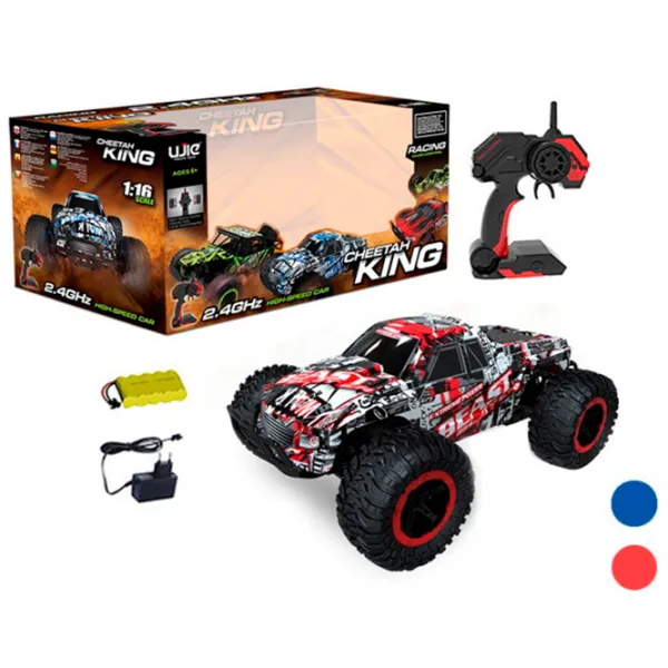 Mașină Essa Toys Cheetah King Beast UJ99-2611BK  / 2.4 GHz / Red Black photo 4