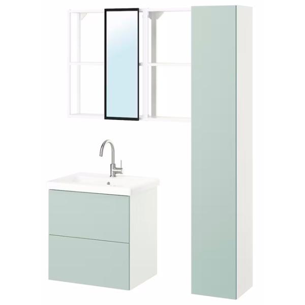 Наборы мебели для ванной комнаты Ikea Enhet/Tvallen/Glypen МДФ / White photo 1 Наборы мебели для ванной комнаты Ikea Enhet/Tvallen/Glypen МДФ / White photo 1