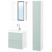 Seturi mobilă de baie Ikea Enhet/Tvallen/Glypen MDF / White