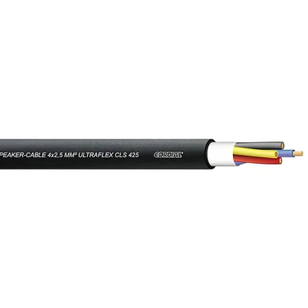 Cablu audio Cordial CLS 425-BK PVC / Black photo 2