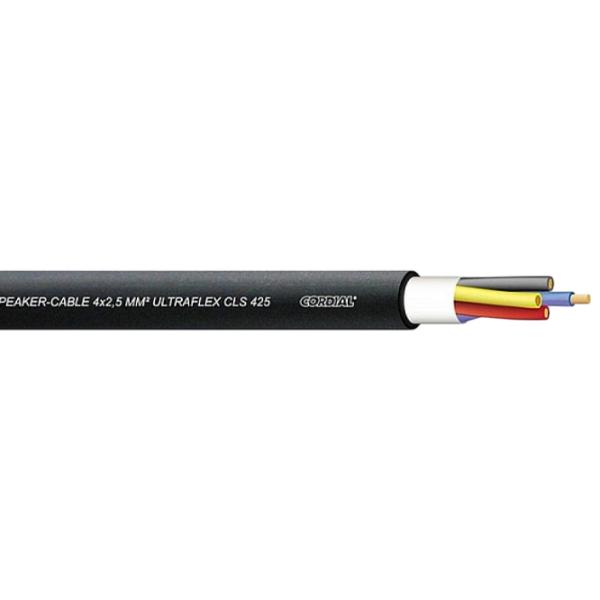 Cablu audio Cordial CLS 425-BK PVC / Black photo 2