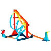 Авто-треки Hot Wheels Corkscrew Twist Kit HDX79 HW TB  / / Желтый Красный