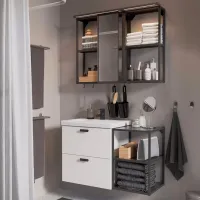 Seturi mobilă de baie Ikea Enhet/Tallen/Saljen MDF / Antracit photo 2