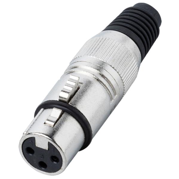 Mufă audio Bespeco XLR3FX PVC / Black photo 1