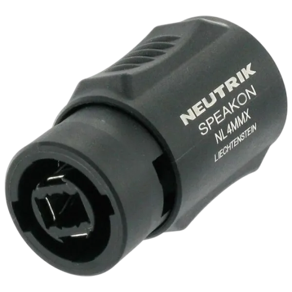 Mufă audio Neutrik NL4MMX PVC / Black photo 1