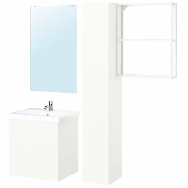 Seturi mobilă de baie Ikea Enhet/Tvallen/Pilkan MDF / White photo 1 Seturi mobilă de baie Ikea Enhet/Tvallen/Pilkan MDF / White photo 1