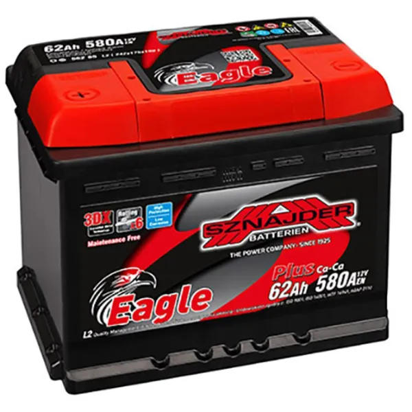 Acumulator auto Snaider Plus NEW 580A / 62 Ah  photo 1