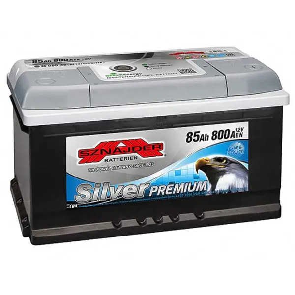 Авто аккумулятор Sznajder Silver Premium 800A / 85 Ач  photo 1