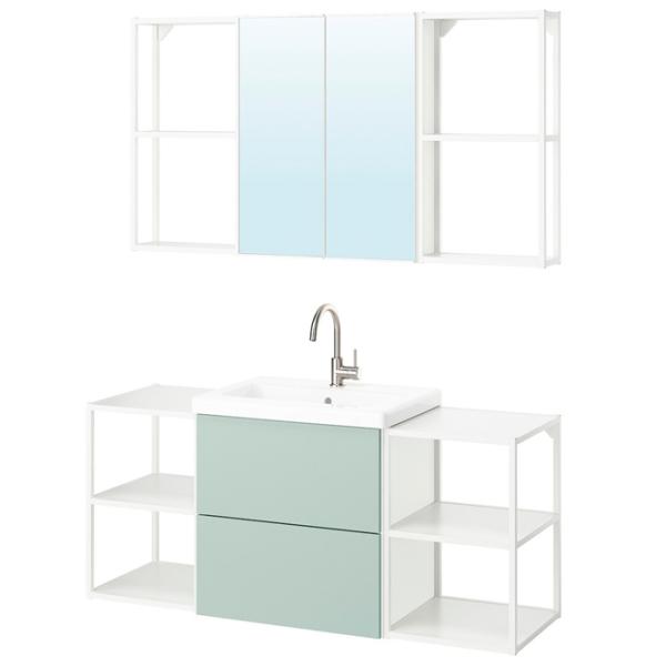 Наборы мебели для ванной комнаты Ikea Enhet/Tvallen/Glypen МДФ / White photo 1 Наборы мебели для ванной комнаты Ikea Enhet/Tvallen/Glypen МДФ / White photo 1