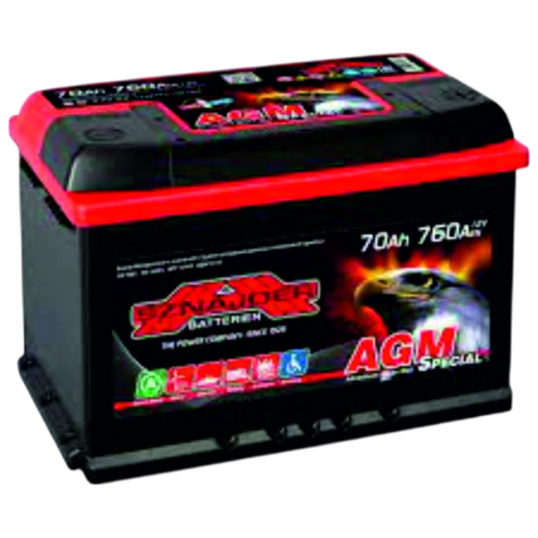 Авто аккумулятор Sznajder SPECIAL AGM-NEW 760A / 70 Ач  photo 1