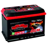 Авто аккумулятор Sznajder SPECIAL AGM-NEW 760A / 70 Ач 