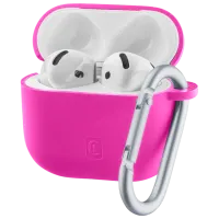 Чехол для наушников Apple AirPods 4 (Bounce Case) Cellularline / Силикон / Розовый