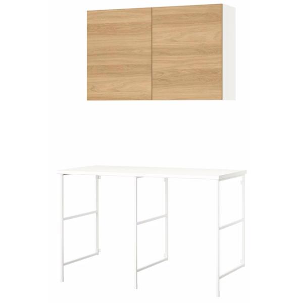 Наборы мебели для ванной комнаты Ikea Enhet Сталь / White photo 1 Наборы мебели для ванной комнаты Ikea Enhet Сталь / White photo 1