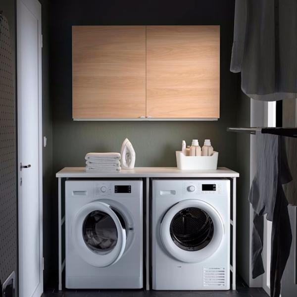 Наборы мебели для ванной комнаты Ikea Enhet Сталь / White photo 2 Наборы мебели для ванной комнаты Ikea Enhet Сталь / White photo 2