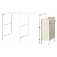 Наборы мебели для ванной комнаты Ikea Enhet Сталь / White photo 2