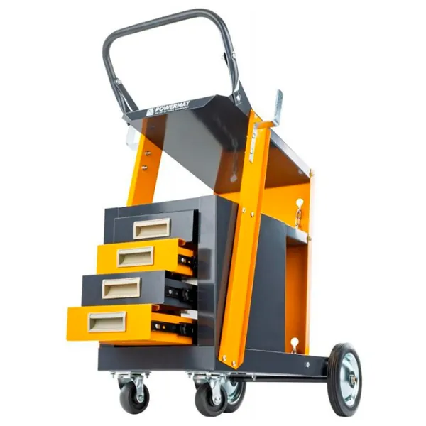Платформенная тележка Powermat PM-WSP-100T1 Желтый / 100 кг photo 2