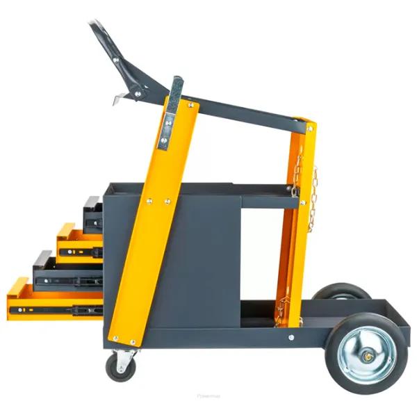 Платформенная тележка Powermat PM-WSP-100T1 Желтый / 100 кг photo 3