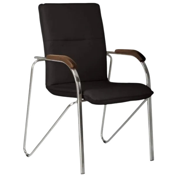 Scaun de birou AG Samba Piele artificială/ Black Wood photo 1 Scaun de birou AG Samba Piele artificială/ Black Wood photo 1