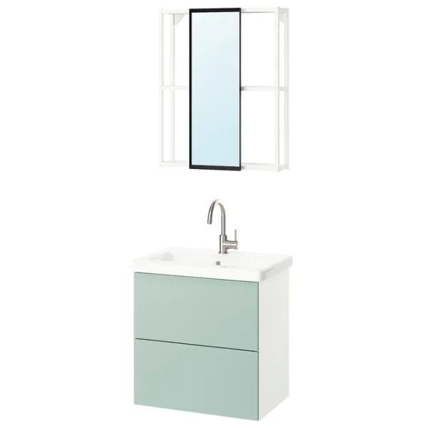 Наборы мебели для ванной комнаты Ikea Enhet/Tvallen/Glypen МДФ / White photo 7 Наборы мебели для ванной комнаты Ikea Enhet/Tvallen/Glypen МДФ / White photo 7