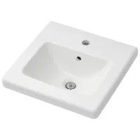 Seturi mobilă de baie Ikea Enhet/Tvallen/Pilkan MDF / White photo 3