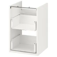 Seturi mobilă de baie Ikea Enhet/Tvallen/Pilkan MDF / White photo 6