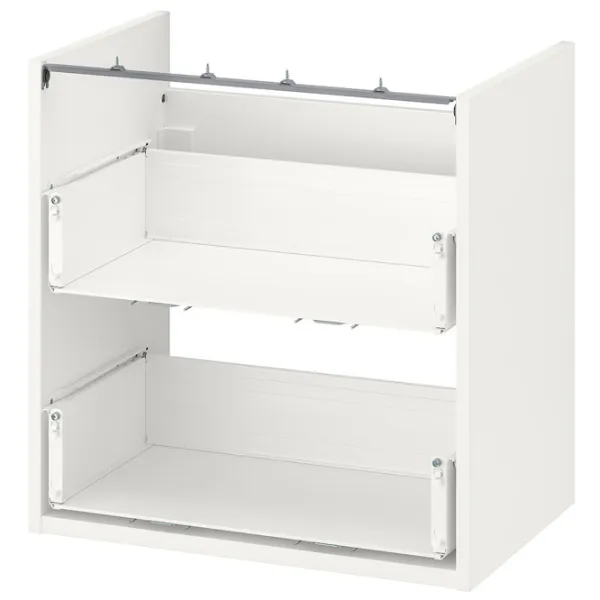 Seturi mobilă de baie Ikea Enhet/Tvallen/Pilkan MDF / White photo 6