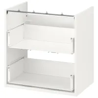 Seturi mobilă de baie Ikea Enhet/Tvallen/Pilkan MDF / White photo 3