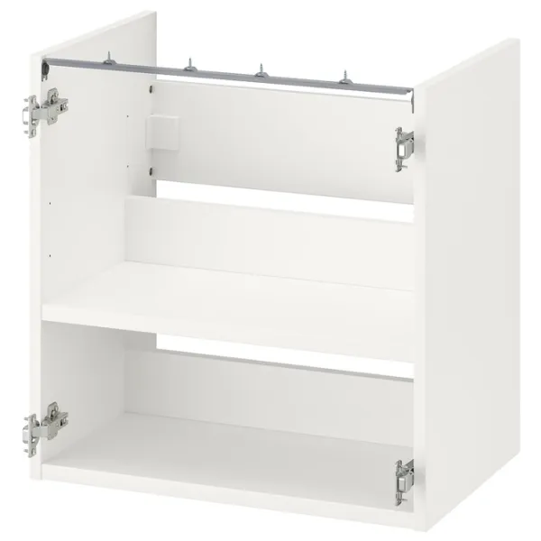 Seturi mobilă de baie Ikea Enhet/Tvallen/Lettan MDF / White photo 8
