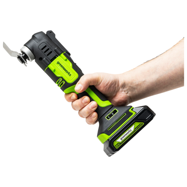 Многофункциональная машина Greenworks G24MT Зеленый / Силикон photo 3