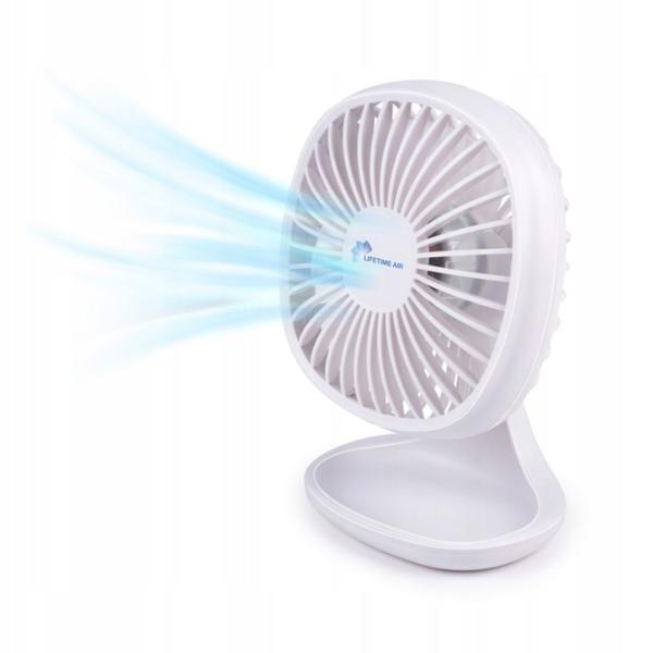 Ventilator Lifetime Air Mini 5 W / Portabil / White photo 4
