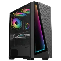 Carcasă Gamemax Prism Mid Tower / Black photo 2