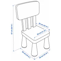 Scaun pentru copii Ikea Mammut 5 ani / Blue photo 6