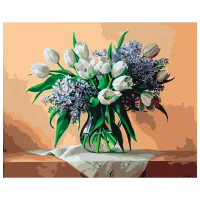 Pictură pe numere BrushMe Aromă de primăvară BS51905FC 50 x 40 cm / Orizontală