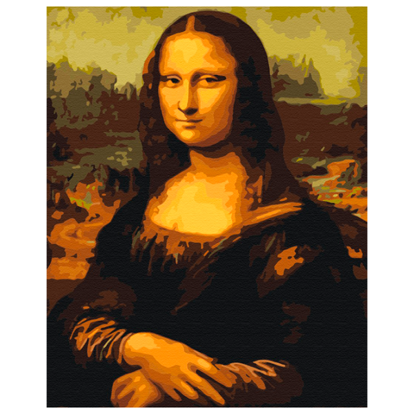 Pictură pe numere BrushMe Mona Lisa BS241FC 50 x 40 cm / Verticală photo 1 Pictură pe numere BrushMe Mona Lisa BS241FC 50 x 40 cm / Verticală photo 1