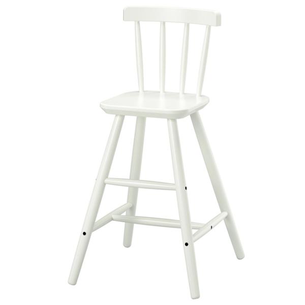 Детский стул Ikea Agam 11 лет / Белый photo 1