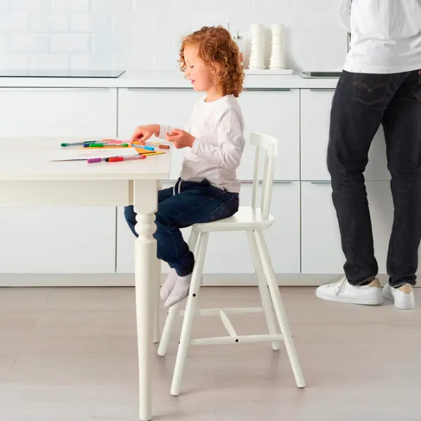 Детский стул Ikea Agam 11 лет / Белый photo 3