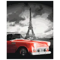 Pictură pe numere BrushMe Clasica franceză BS53716 50 x 40 cm / Verticală