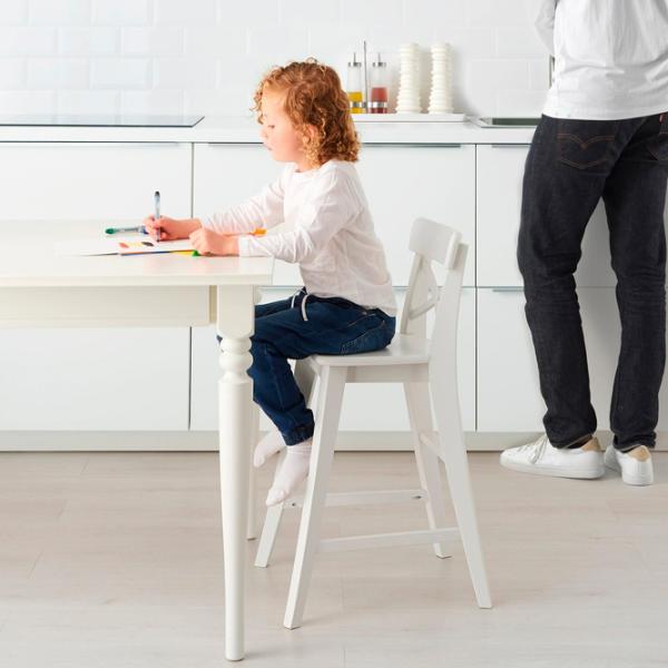 Детский стул Ikea Ingolf 11 лет / Белый photo 4 Детский стул Ikea Ingolf 11 лет / Белый photo 4