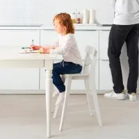 Scaun pentru copii Ikea Ingolf 11 ani / White photo 4
