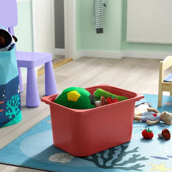 Стеллаж с контейнерами Ikea Trofast 4 94 x 46 x 30см cm / ЛДСП / White photo 6