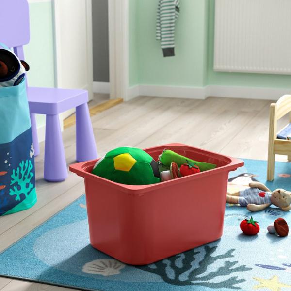 Стеллаж с контейнерами Ikea Trofast 4 94 x 46 x 30см cm / ЛДСП / White photo 6