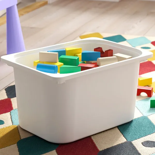 Стеллаж с контейнерами Ikea Trofast 6 52 x 93 x 44см cm / Массивная сосна / Дуб cонома photo 5